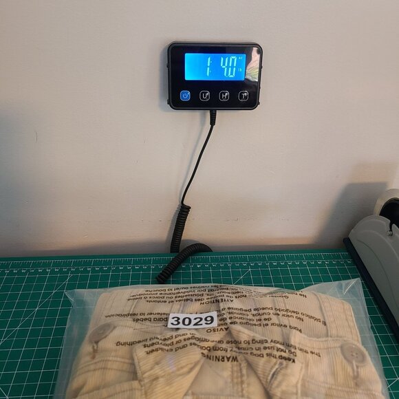 Vintage Y2K Corduroy Jacket Tan Made in Hong Kong Pockets Retro Distressed L - Picture 9 of 9